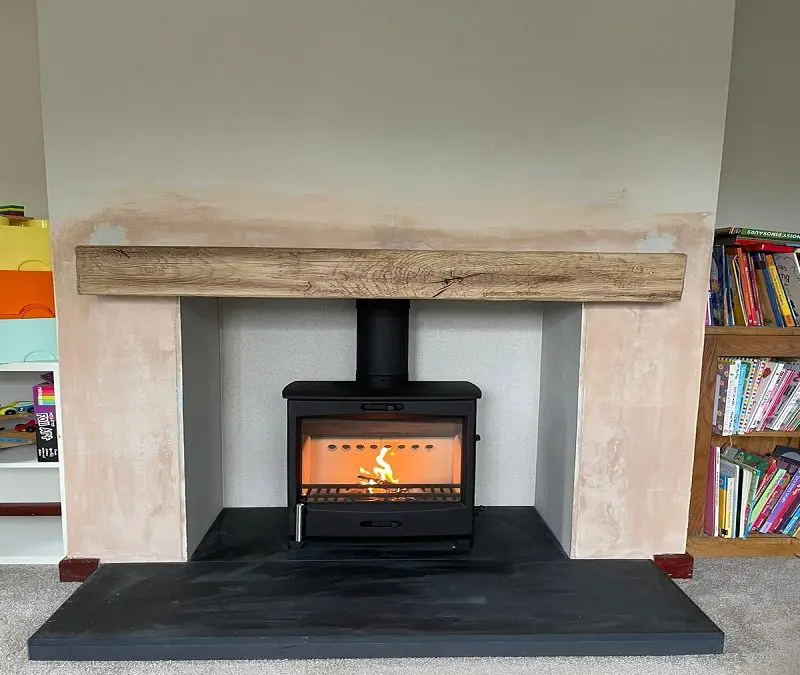 Remodelling and lining of chimney breast