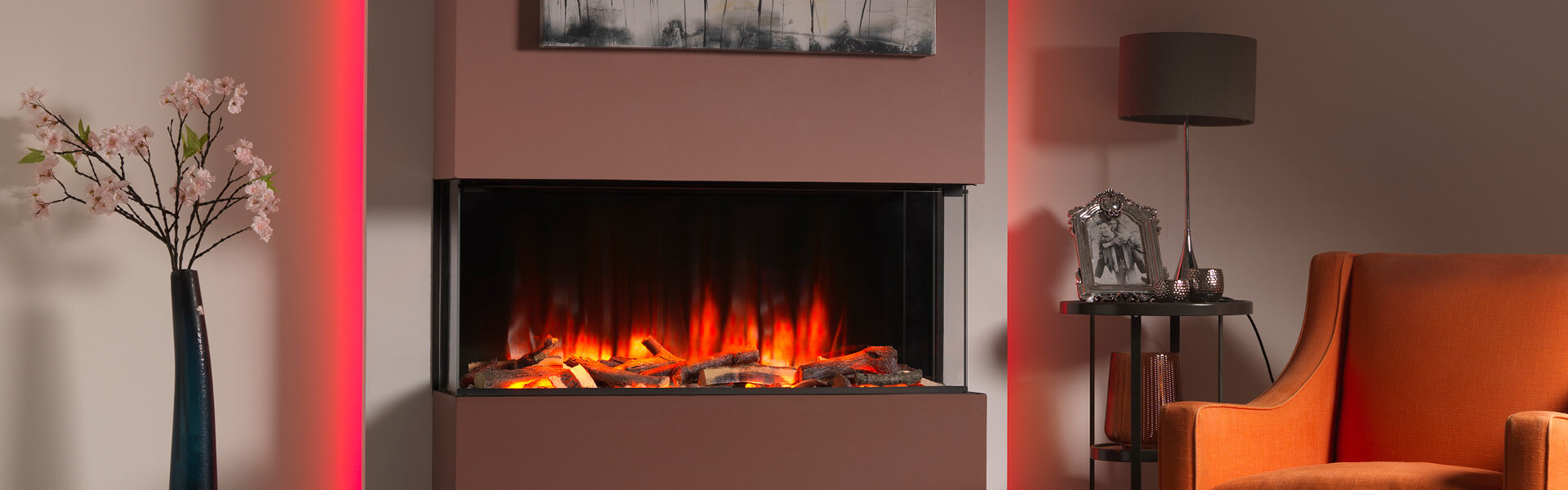 The Polaris Electric Fire by Fireplace Finesse Bourne