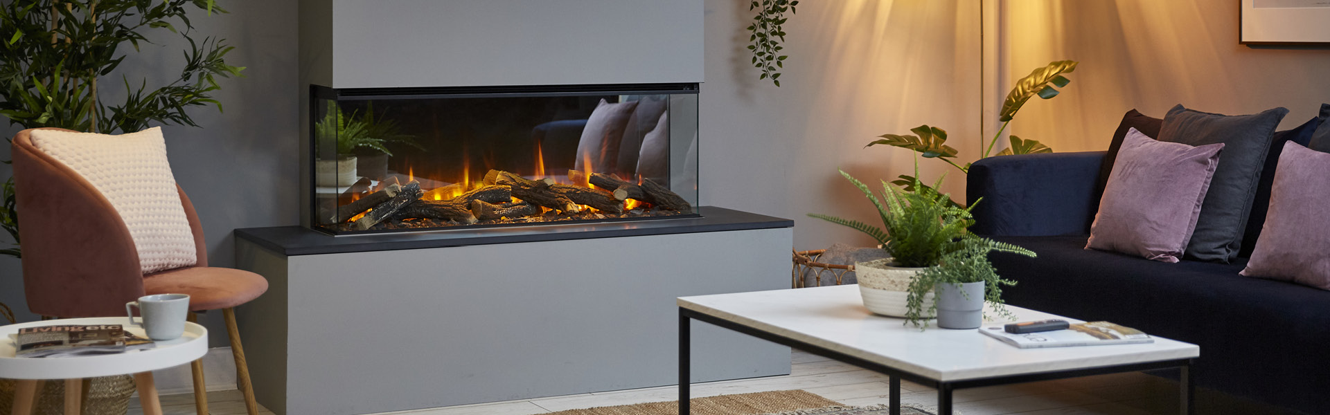 New Forest Electric Fire by Fireplace Finesse Bourne
