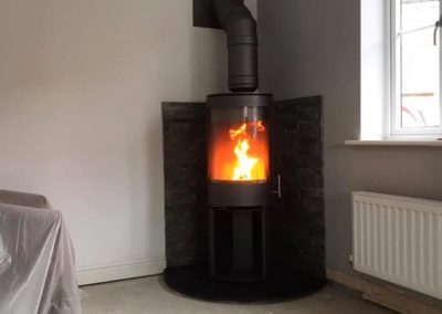Installation-cylindrical PVR-Fireplace Finesse