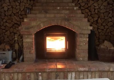 Fireplace Finesse Purevision PV5 wide 5kw stove